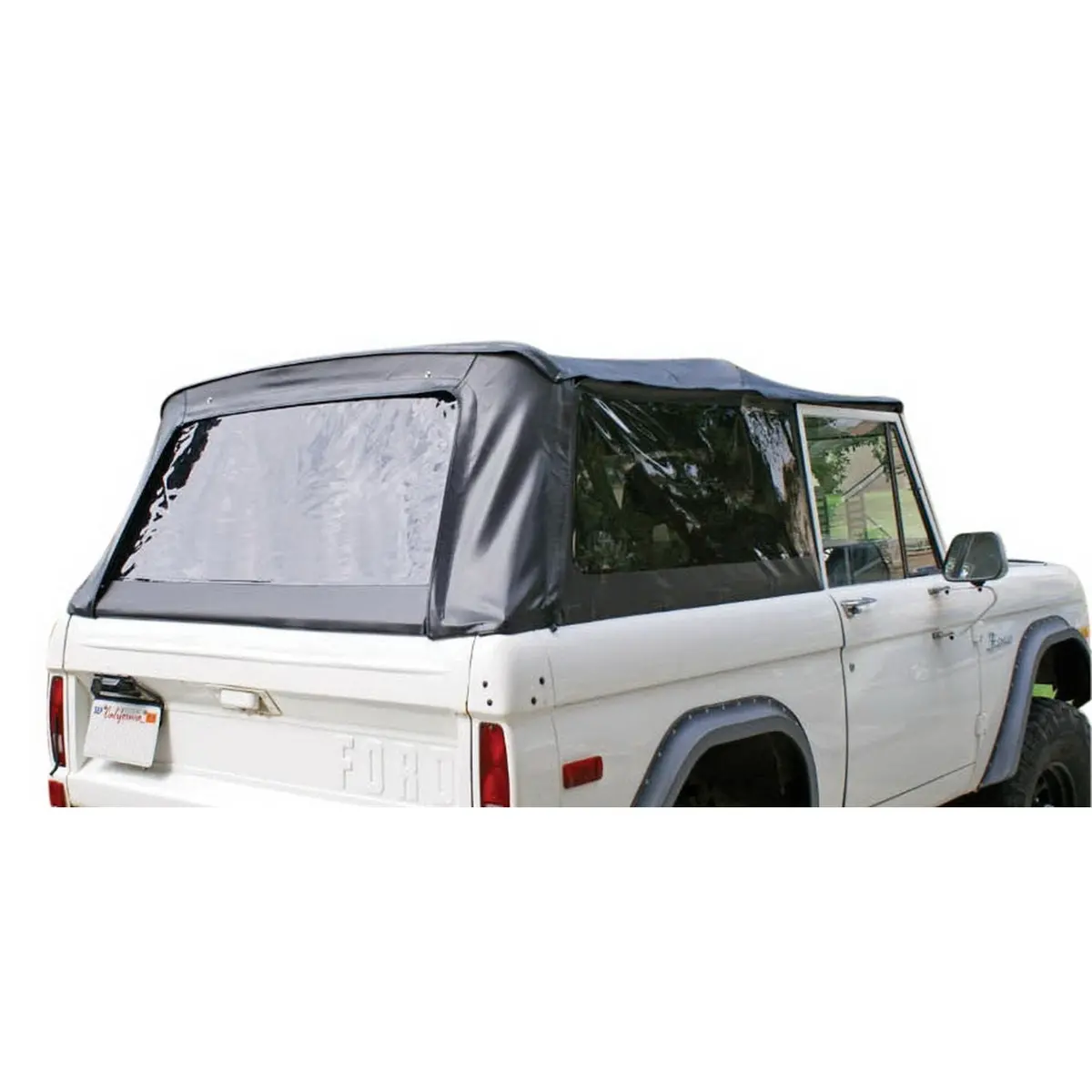 1966-1977 Ford Bronco Complete Top - Black Diamond 1