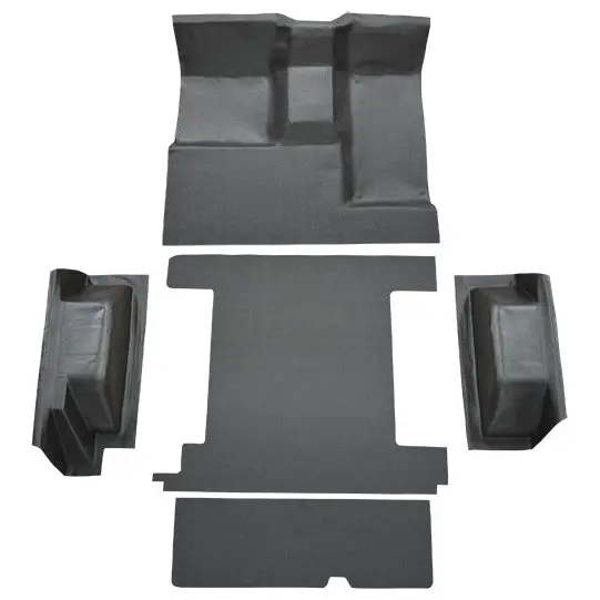 1966-1977 Ford Bronco Complete Vinyl Flooring Kit (1 Gas Tank, With Tailgate Lock) 1