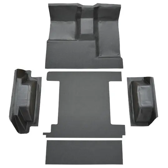 1966-1977 Ford Bronco Complete Vinyl Flooring Kit (2 Gas Tanks, Without Tailgate Lock) 1