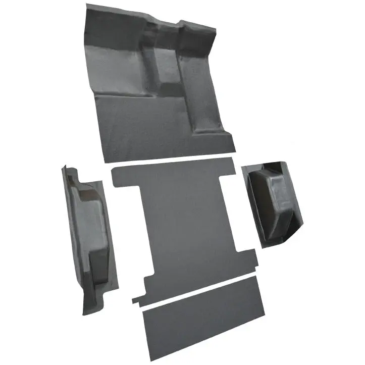 1966-1977 Ford Bronco Complete Vinyl Flooring Kit (2 Gas Tanks, Without Tailgate Lock) 2
