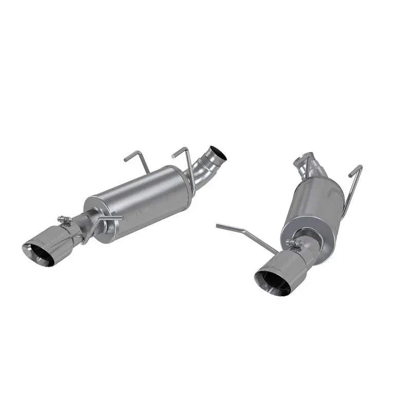 Mbrp 11-14 Ford Mustang V6 3In. Dual Muffler Axle Back Split Rear Exhaust System Al 1