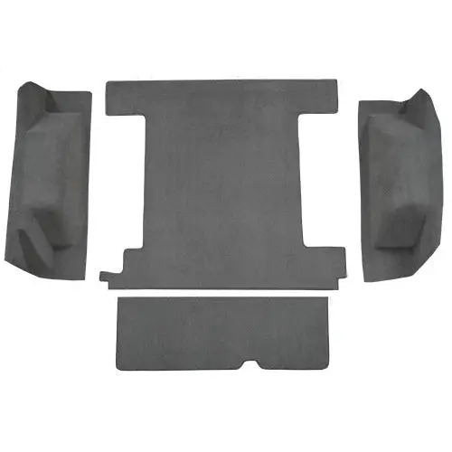 1974-1976 Ford Bronco Cargo Area Carpet Kit (1 Gas Tank, With Tailgate Lock) - Cutpile 1