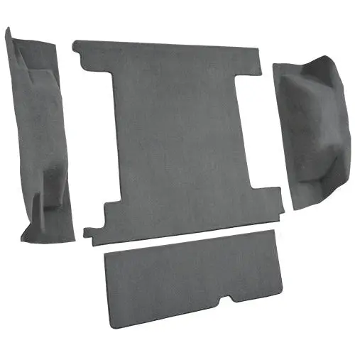 1974-1976 Ford Bronco Cargo Area Carpet Kit (2 Gas Tanks, With Tailgate Lock) - Cutpile 2