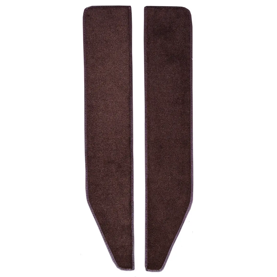 1978-1979 Ford Bronco Door Panel Front Inserts With Cardboard 2Pc - Cutpile 1
