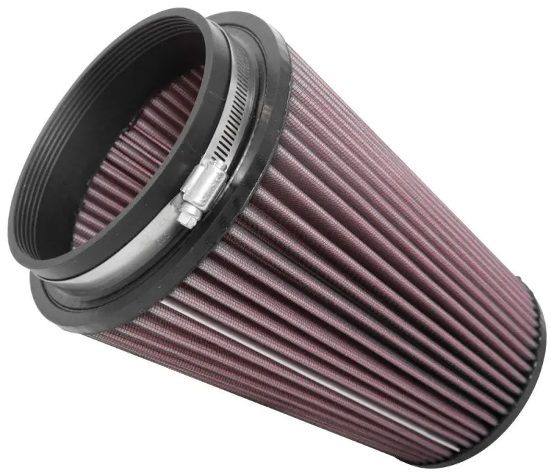 K&N Universal Clamp-On Air Filter 5In Flg / 6-1/2In B / 4-3/8In T / 8-3/4In H 1