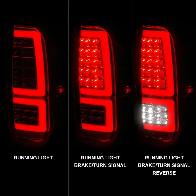Anzo 2014-2021 Toyota Tundra Led Taillights Chrome Housing/Clear Lens 2
