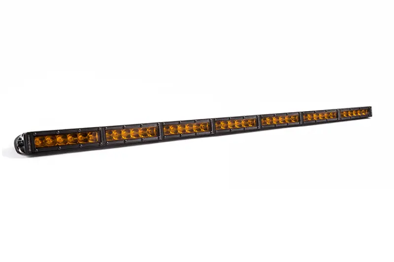 Diode Dynamics 42 In Led Light Bar Single Row Straight - Amber Driving Each Stage Series 1