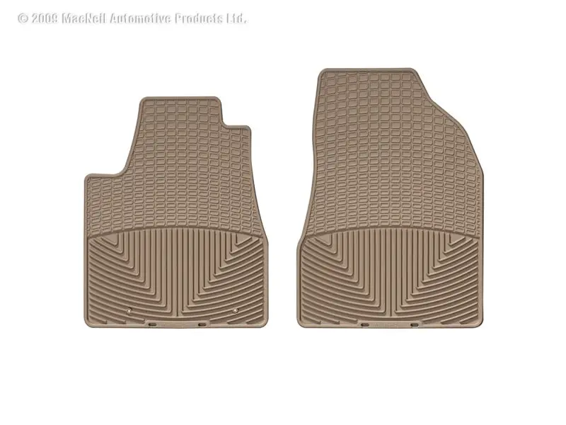 Weathertech 03-10 Nissan Murano Front Rubber Mats - Tan 1