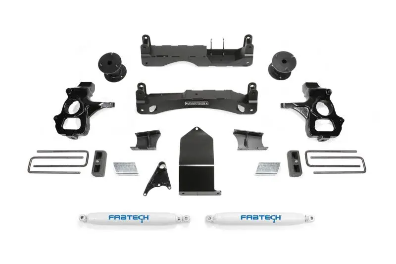 Fabtech 14-18 Gm C/K1500 W/Oe Alum. Uca 4In Basic System W/Perf. Shocks 1