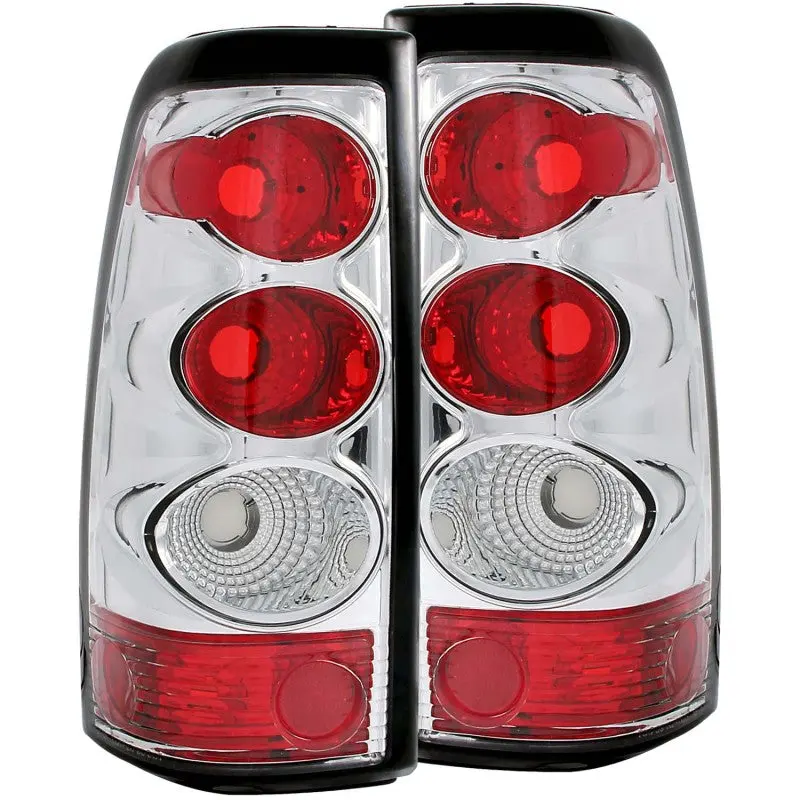 Anzo 2003-2006 Chevrolet Silverado 1500 Taillights Chrome 1