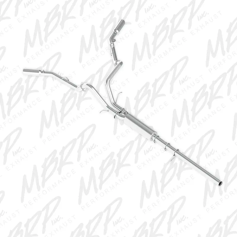 Mbrp 14 Chevy/Gmc 1500 Silverado/Sierra 4.3L V6/5.3L V8 Dual Split Side Alum 3In Cat Back Exhaust 1