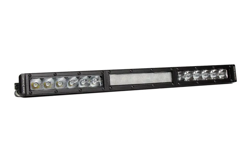 Diode Dynamics 18 In Led Light Bar Single Row Straight Clear Combo Each Stage Series 1
