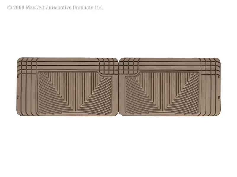 Weathertech 96 Gmc Rally Van Rear Rubber Mats - Tan 1
