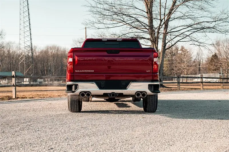 Corsa 19-23 Gmc Sierra 1500 Cat-Back Dual Rear Exit With Twin 4In Polished Pro-Series Tips 2