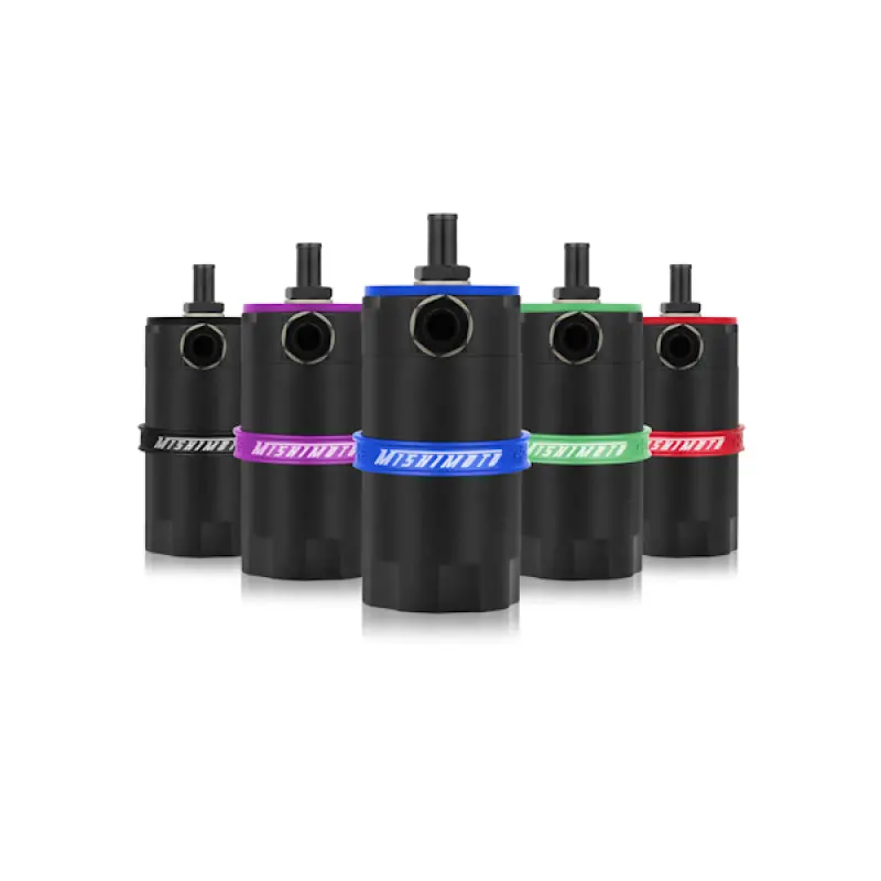 Mishimoto Universal Baffled Oil Catch Can - Black 1