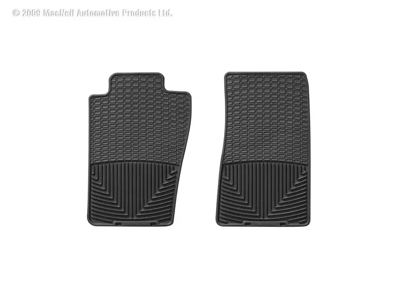 Weathertech 82-93 Chevrolet S10 Pickup Front Rubber Mats - Black 1