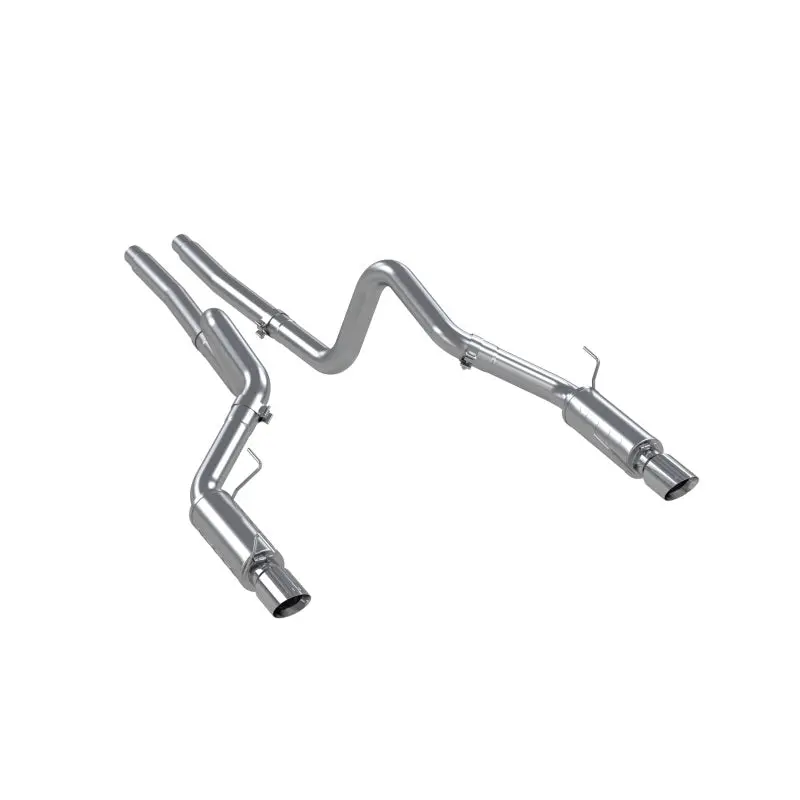Mbrp 05-09 Ford Mustang Gt 4.6L Dual Split Rear Race Version Al/ 3In Cat Back Exhaust System 2