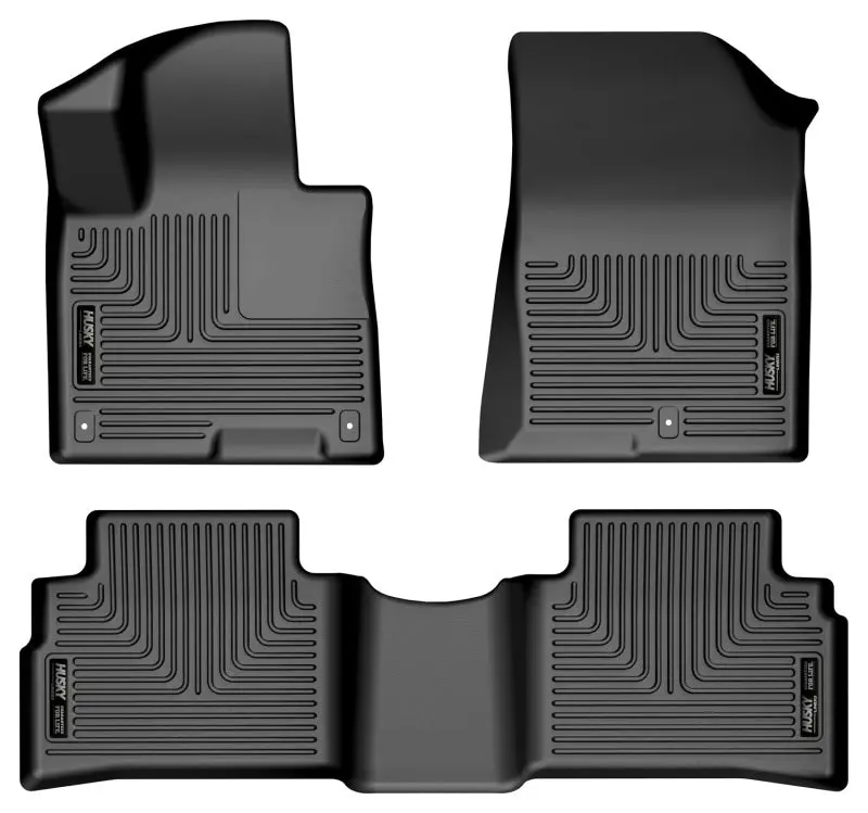 Husky Liners 2023 Kia Sportage Weatherbeater Front & 2Nd Seat Floor Liners - Black 1