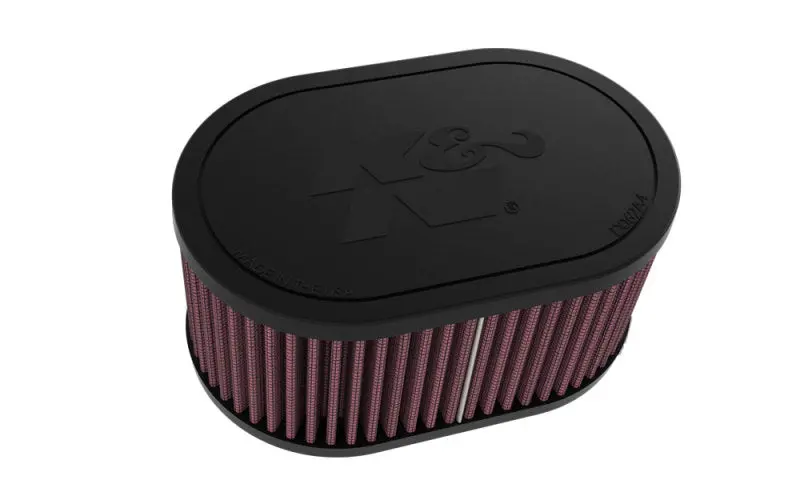 K&N 2-1/8In Dual Flg 6-1/4 X 4Inod 3Inh Universal Clamp-On Air Filter 1