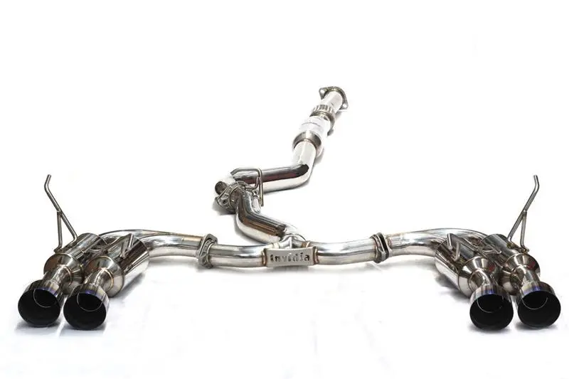 Invidia 08-14 Subaru Wrx Hatchback Gemini/R400 Stainless Steel Tip Cat-Back Exhaust 1