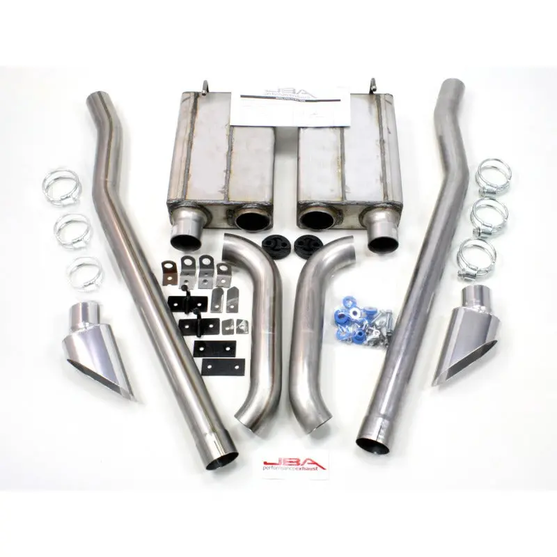 Jba 65-70 Ford Mustang 260-428 409Ss Eleanor Style Dual Side Header Back Exhaust 1