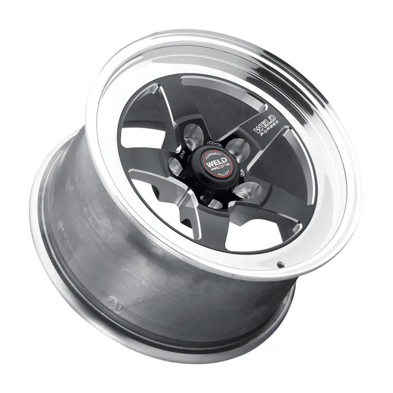 Weld S71 15X10.33 / 5X4.5 Bp / 6.5In. Bs Black Wheel (Medium Pad) - Non-Beadlock 2