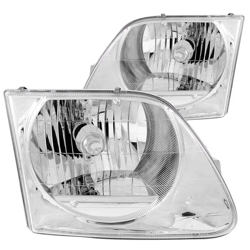Anzo 1997-2003 Ford F-150 Crystal Headlights Chrome 1