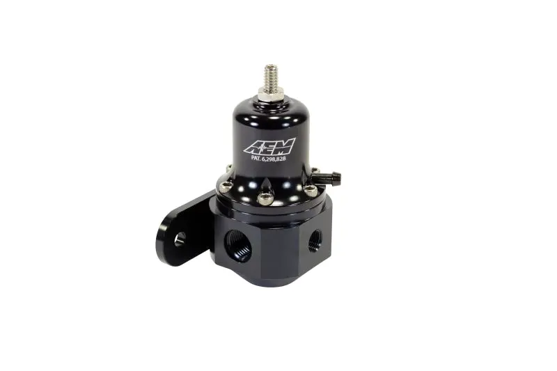 Aem High Capacity Universal Black Adjustable Fuel Pressure Regulator 2