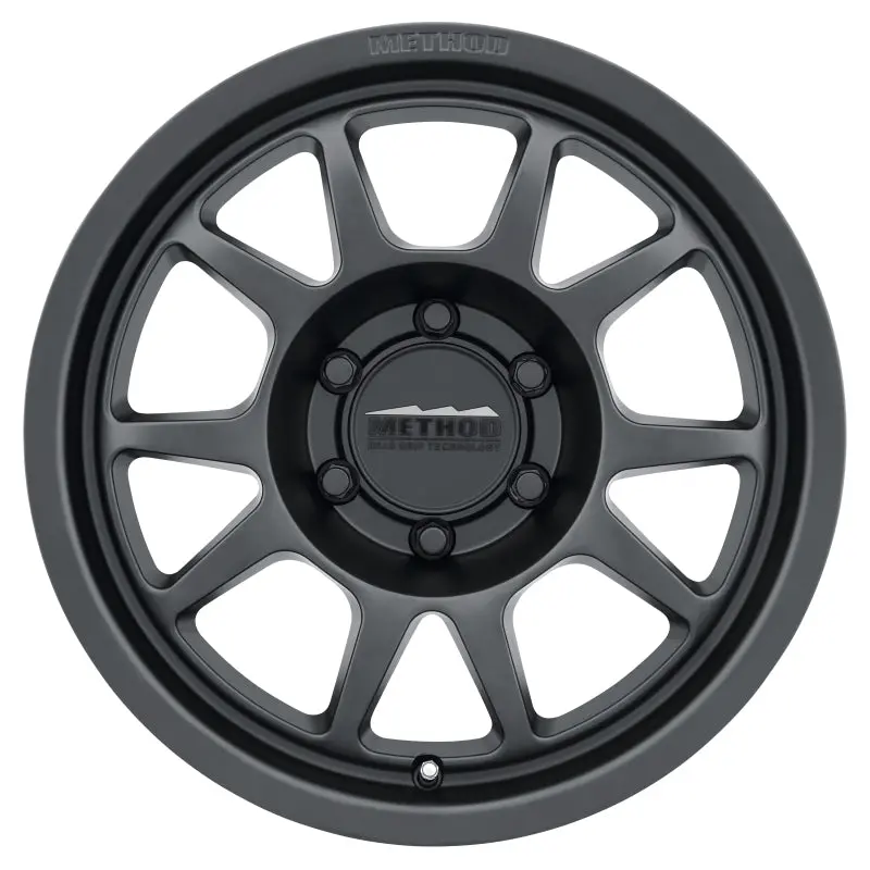 Method Mr702 16X8 0Mm Offset 6X5.5 106.25Mm Cb Matte Black Wheel 1