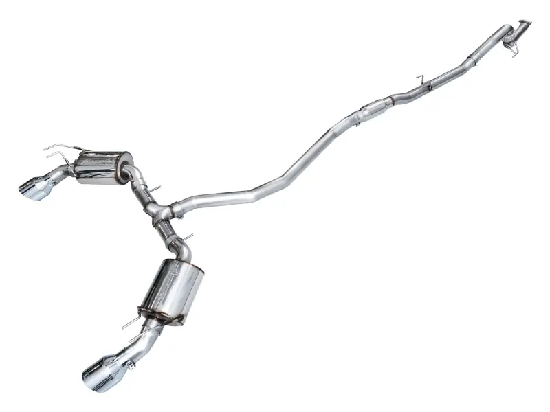 Awe Tuning 22+ Honda Civic Si/Acura Integra Touring Edition Catback Exhaust - Dual Chrome Silver Tip 1