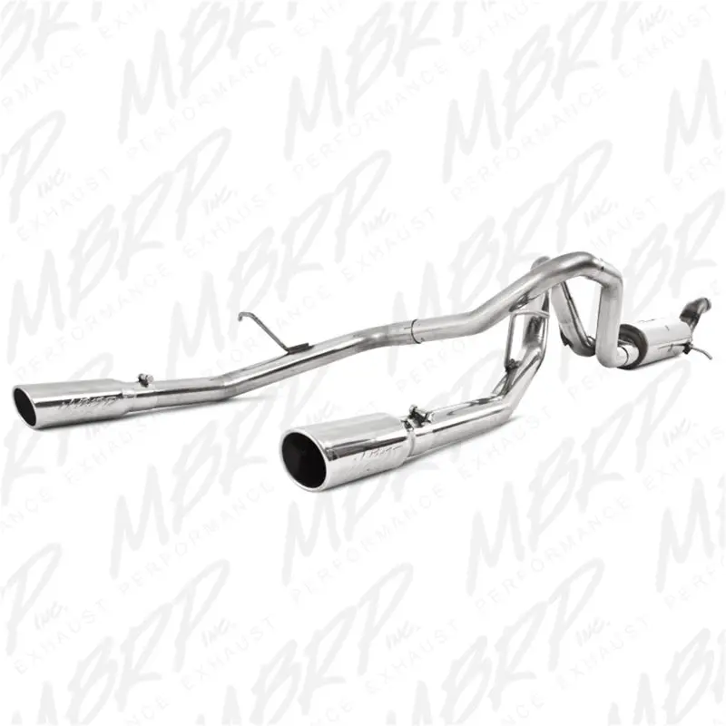 Mbrp 09-11 Chev/Gmc Colorado/Canyon 5.3L V8 Ec/Cc-Sb Cat Back Dual Split Rear Exit T409 1