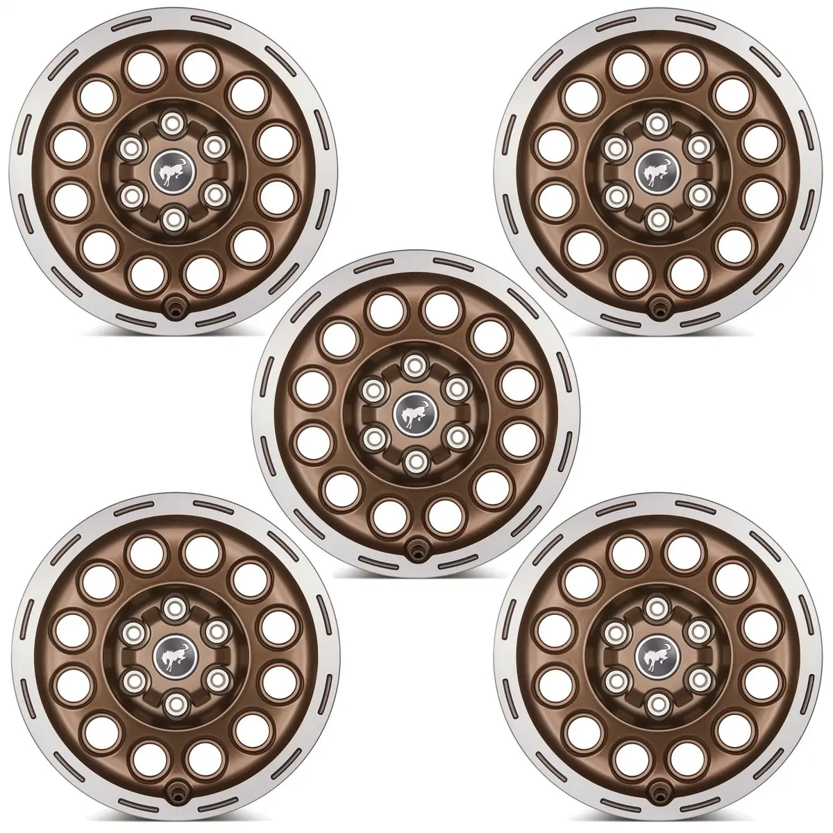 2021+ Bronco 17"X8.0" Wheel Kit -Sinister Bronze 1