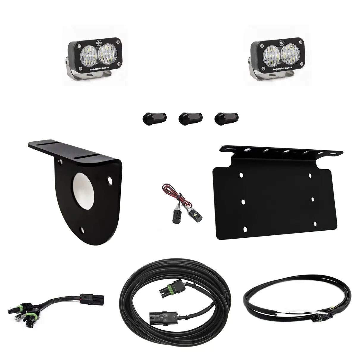 2021+ Ford Bronco Dual S2 Sport W/C Reverse Kit W/Lic Plate W/Upfitter 1