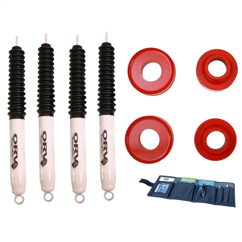 Rugged Ridge 2-Inch Coil Spacer Kit Shocks 99-04 Grand Cherokee 1