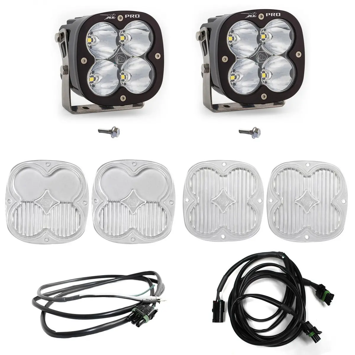 21+ Bronco A Pillar Light Kit Xl Pro Spot With Upfitter Wiring 1