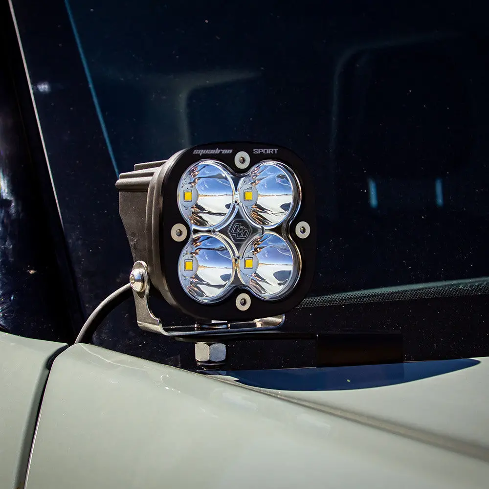 21+ Bronco Sport A Pillar Squadron Sport Spot Led Light Pods - Clear 1