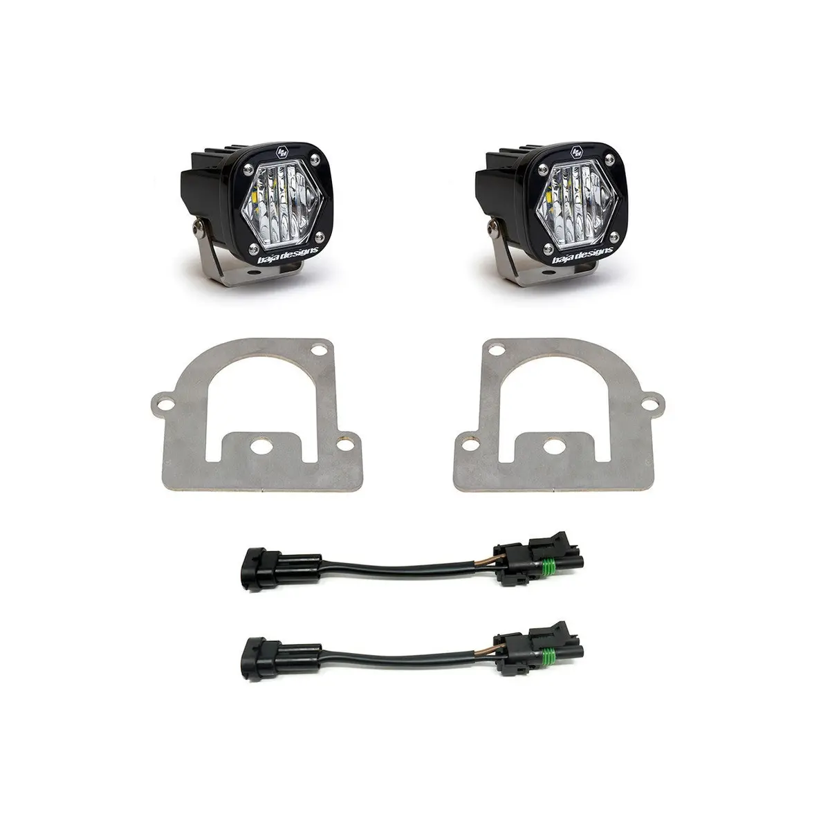21+ Bronco Sport S1 Wide Cornering Led Fog Pocket Light Kit - Clear 1