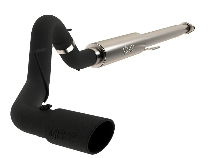 Mbrp 2015 Ford F-150 2.7L / 3.5L Ecoboost 4In Cat Back Single Side Black Exhaust System 2