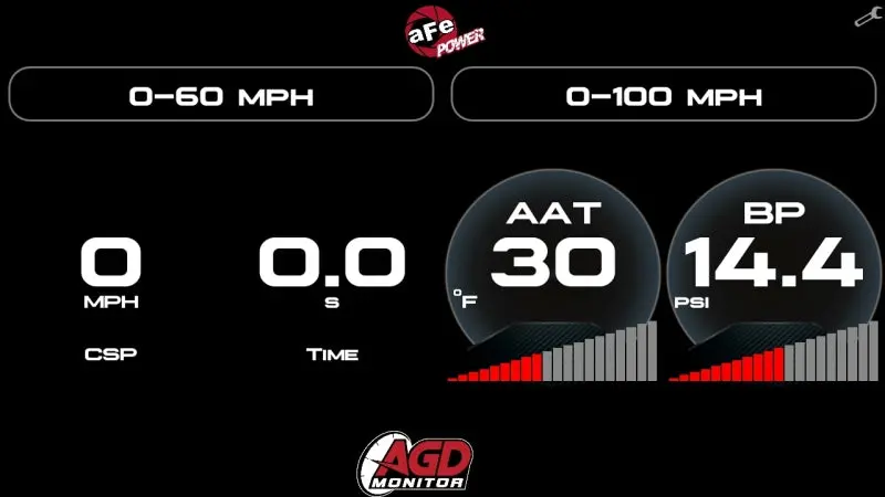 Afe Agd Advanced Gauge Display Digital 5.5In Monitor 08-18 Dodge/Ram/Ford/Gm Diesel Trucks 1