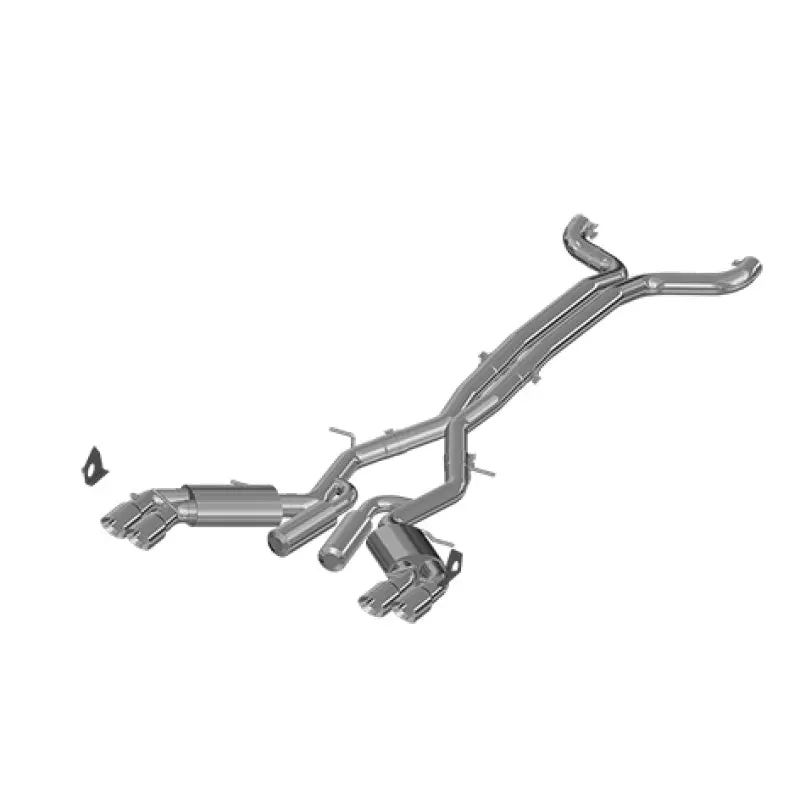 Mbrp 2016+ Chevy Camaro Ss/Zl1/Lt1 6.2L 3In Dual Cat-Back Quad Tip Exhaust Street Version T409 Tips 1