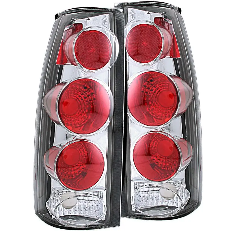 Anzo 1999-2000 Cadillac Escalade Taillights Chrome 3D Style 1