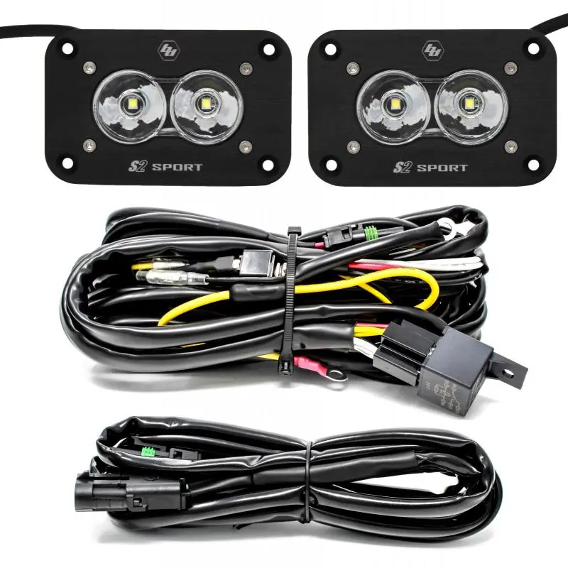 Baja Designs S2 Sport Flush Mount Work/Scene Pattern Led Work Light - Clear 1