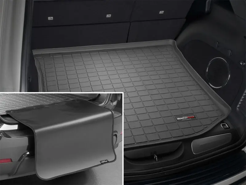 Weathertech 2011+ Jeep Grand Cherokee Cargo Liner W/ Bumper Protector - Black 1