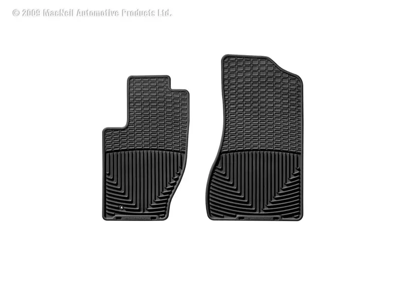 Weathertech 99-04 Jeep Grand Cherokee Front Rubber Mats - Black 1