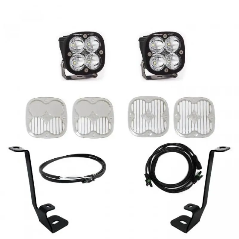 Baja Designs 2021+ Ford F150 A Pillar Kit Squadron Sport Spot With Upfitter 1
