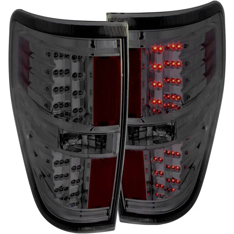 Anzo 2009-2014 Ford F-150 Led Taillights Smoke 1