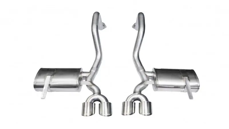 Corsa 97-04 Chevrolet Corvette C5 Z06 5.7L V8 Polished Xtreme Axle-Back Exhaust 1