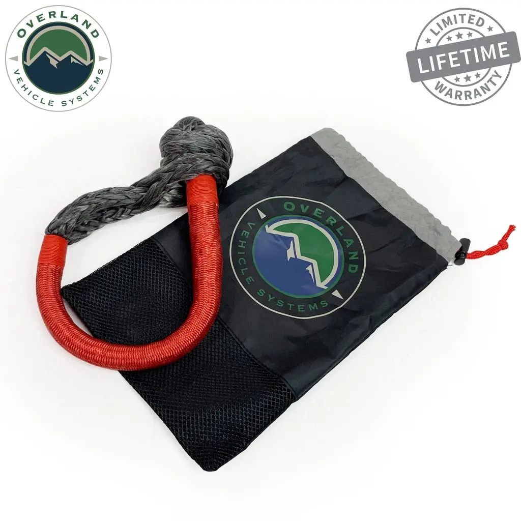 23" 5/8" Soft Shackle With Abrasive Protection Sleeve 44,000 Lbs Breaking Strength 1