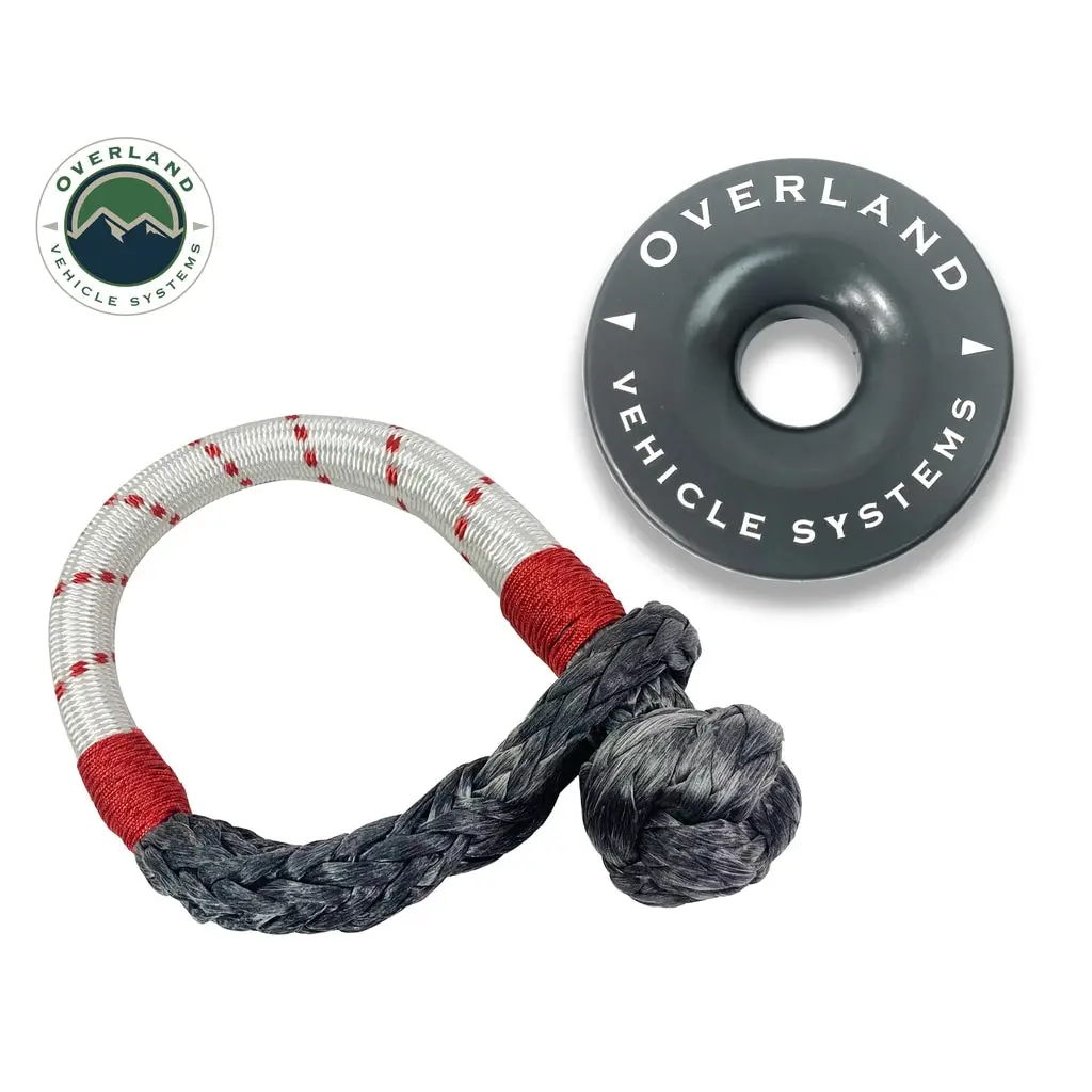 23" Soft Shackle 7/16" Combo Pack 41,000 Lb And 4.0" Recovery Ring 1