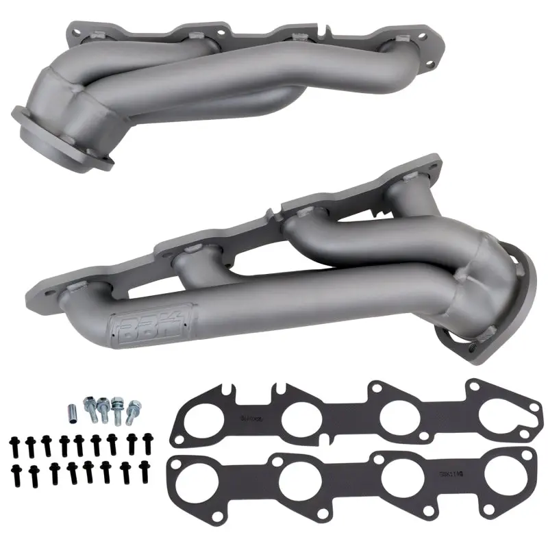 Bbk 09-20 Dodge Challenger Hemi 5.7L Shorty Tuned Length Exhaust Headers - 1-3/4In Titanium Ceramic 1
